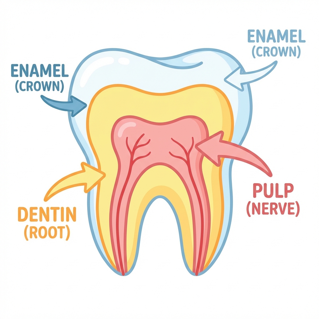 Human Tooth Cross Section